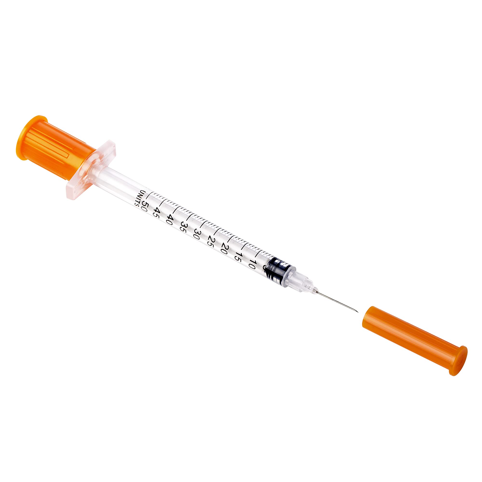 Photo 1 of 1/2ml/cc 29G Syringe 1/2" (12.7mm) needle, Disposable Individual Package Pack of 100