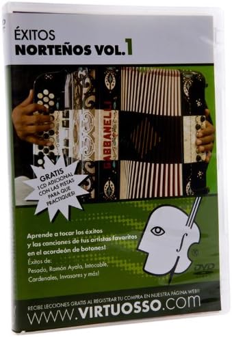 EAB1 Exitos Nortenos en el Accordion de Botones DVD and CD Vol.1
