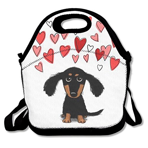 dachshund lunch tote