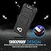 Galaxy A3 Case, MoKo Shock Absorbing Hard Cover Ultra Protective Heavy Duty Case with Holster Belt Clip + Built-in Kickstand for Samsung Galaxy A3 4.7