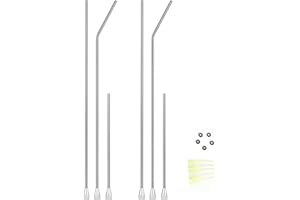 GDUSMCN Professional Spray Foam Gun Extension Kit, 13.8 inch Stainless Steel Nozzles, which is used for filling and sealing, sound insulation and noise elimination, Sealing seams, etc