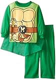 Teenage Mutant Ninja Turtles Little Boys' Turtle Hero 2-Piece Pajama Set, Green, 2T