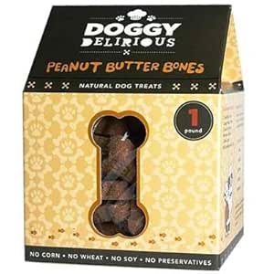 doggy delirious peanut butter bones