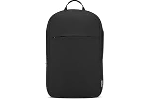 Lenovo Laptop Backpack B215 for Computers Up to 15.6-Inch – Multi Compartment Water Repellant Bag for Travel, Professional Use, College, Work - Black (Large)