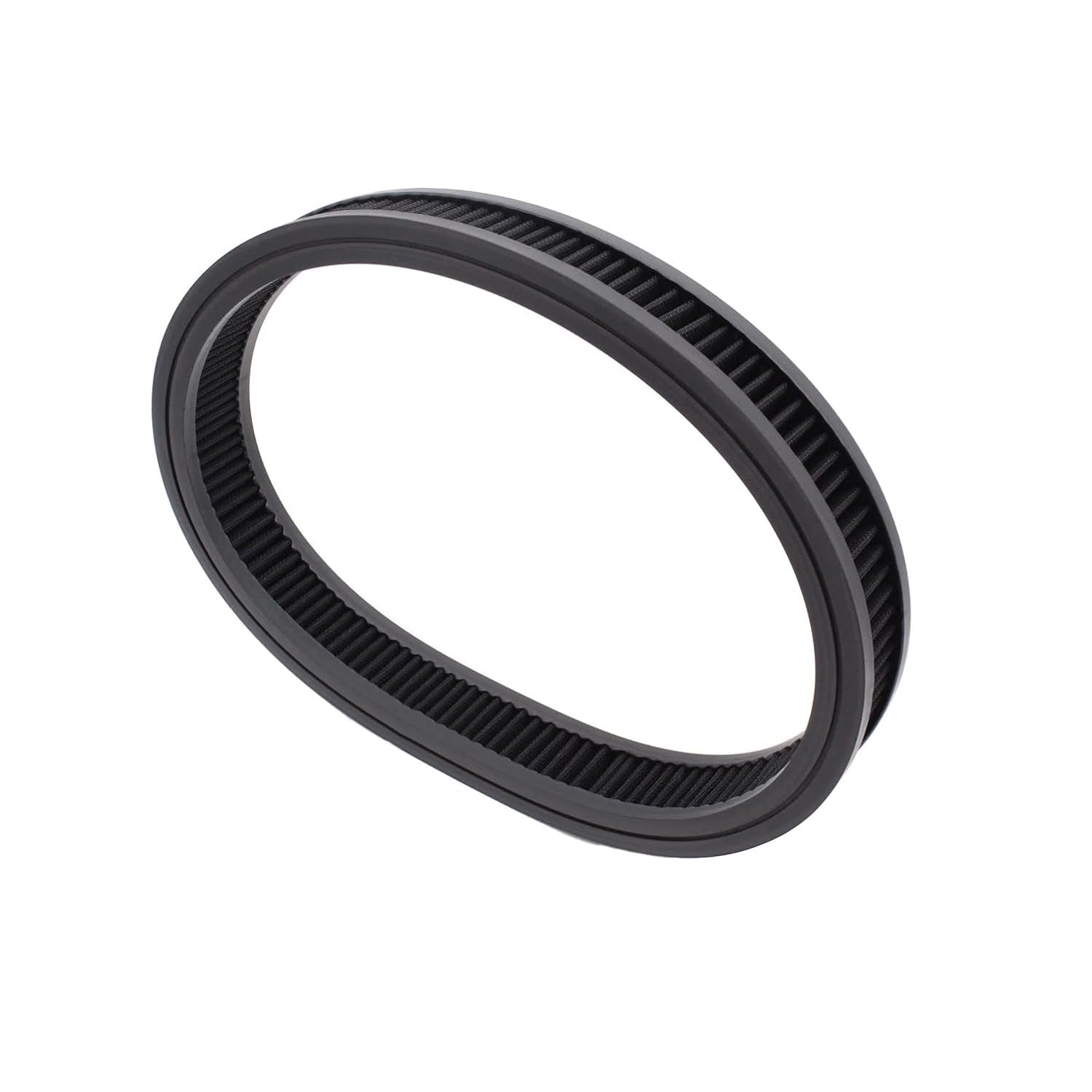 Photo 1 of 14" X 4" Air Filter Element High Flow Air Filter Replacement Washable and Reusable Round Cotton Fiber Air Filter Element (Black Color)