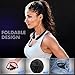 Foldable Bluetooth Headphones,Senbowe Wireless Neckband Sports Bluetooth Headset with Retractable Earbuds,Noise Cancelling, Mic,Magnet Sweatproof Stereo Earphones for Bluetooth-enabled Devices