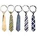 kilofly Pre-tied Adjustable Neck Strap Tie Boys Baby Necktie Value Set of 5