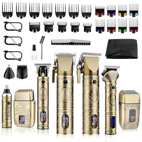 GSKY Professional Hair Clippers, Beard Trimmer for Men Electric Razor
