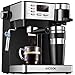 Aicook Espresso and Coffee Machine, 3 in 1 Combination 15Bar Espresso Machine and Single Serve Coffee Maker With Coffee Mug, Milk Frother for Cappuccino and Latte, Black