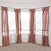 Decopolitan Bay Window Single Rod Set, Antique Silver, Size: extends from 36-72 inches, side rods extend 18-36 inches.Projection:3.5 inches