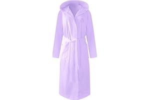 Luxury Turkish Hooded Non-pilling Bathrobe for Women with Slippers - Soft Terry Cloth Robe for Ultimate Comfort - Crescentt