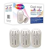 Pack Of 3 Replacement Filters For Bolegner Multi-Color Cool Mist Ultrasonic Humidifier, Model Number BLR-3121, BLR-3122, (Works For Some Other Brands As Well)