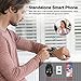 Smart Watch Bluetooth Fitness Tracker, Qidoou Android iOS Compatible Smartwatch of SIM SD Card Slot, Waterproof Pedometer Sleep Calorie Monitor Call/Message Music Clock for Kids Men Women (Black)