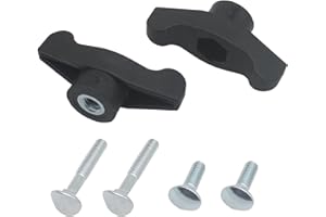 OZXNO 2 Pcs Lawn Mower Handle Knobs Nut Bolt Universal Wing Handle Knob T Handle Bolts for Most Lawn Mowers Snow Blower