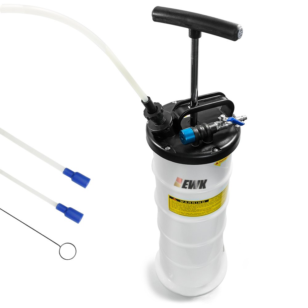 EWK Pneumatic/Manual 6.5 Liter Oil Changer Vacuum Fluid Extractor Pump Tank Remover