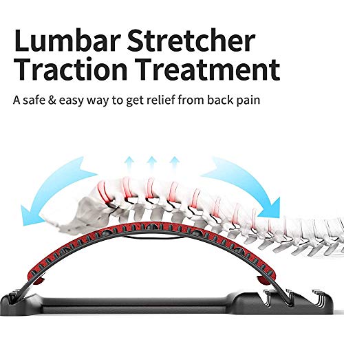 Redesigned Back Stretcher, Back Massager for Pain Relief, Adjustable