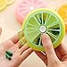 INVODA Pill Cases Pill Box Weekly 3 Times 7 Compartments Large Medicine Pill Organizer (Lemon 1PCS)