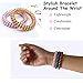 10 Pcs Colorful Spiral Hair Coils, No Crease Traceless Elastic Phone Cord Hair Ties for Women and Girls, Waterproof and Multicolor (Color B)