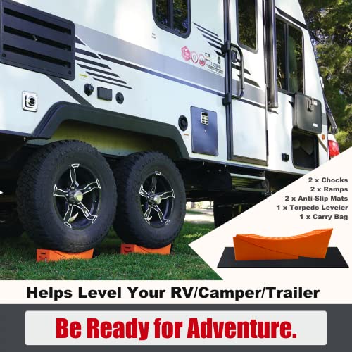 SECURITYMAN 2 Pack Camper Leveler for Travel Trailer Easy to Use RV
