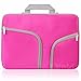 Steklo Laptop Sleeve 13 inch Neoprene MacBook Sleeve Case - Perfect MacBook Sleeve Cover with Pockets for MacBook Pro 13 inch Sleeve and MacBook Air 13.3 inch Sleeve, Laptop Bag 13 inch - HOT PINK
