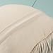 Boho Decorative Pillows Macrame Throw Pillows Tassel Handmade Knit Pillowcases Floor Cushion 15.7in15.8in