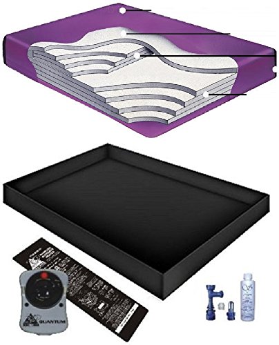 Boyd's 99% WAVELESS WATERBED Mattress/Liner/Heater/Fill Drain/Conditioner KIT (California King 72x84 TranquilSupportG1)