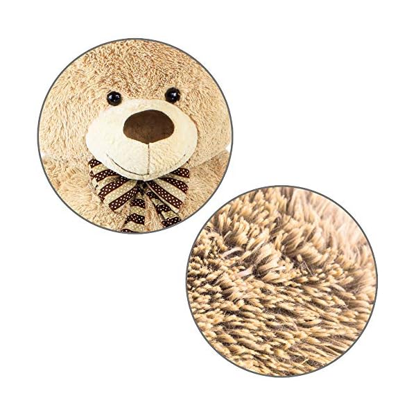 Brubaker XXL Teddybär 150 cm groß - Beige - Stofftier Plüschtier Kuscheltier – Bild 6
