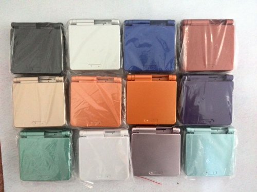 Full Parts Replacement Housing Shell Pack for Nintendo Gameboy Advance SP GBA SP(Black)(Battery is Not included) - Thumbnail 2