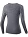 NELEUS Women's Compression Shirt Grey,Blue