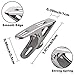 FINDMAG 12Pcs Magnetic Clips Refrigerator Magnets Chip Clips Heavy Duty Fridge Magnets Hook, Perfect for Food Classroom Office Photo Calendar