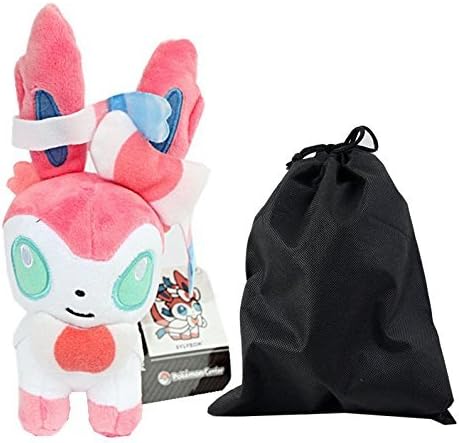 Pokemon Sylveon Plush Toys Stuffed Doll With Gift Bag And Free Gift - 4 Model Balloons
