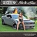 2019 Fast & Sexy Car Girl Wall Calendar 12x12 inches (Nude Version)