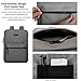 Ultra-Thin Laptop Backpack,Cartinoe Canvas Lightweight Backpack,Water Resistant College School Computer Bag for Women Men for Travel,Business,Student Daypack Fits 13 14 15 inch Laptop & Notebook,Gray