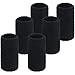 HBY 3 Pairs Long Athletic Thick Cotton Wristband Sweatband for Sports