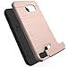 Galaxy A5 (2017 Version) Case, OUBA [Card Slot] [Kickstand Feature] Dual Layer Shock Absorbent Armor Hybrid Defender Shockproof Rugged Protective Cover case for Samsung Galaxy A5 2017 - Rose Gold