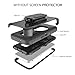 S7 Case,Galaxy S7 Case,DUEDUE Ring Kickstand Belt Clip Holster,Shockproof Heavy Duty Hybrid Hard PC Soft Silicone Full Body Rugged Protective Case for Samsung Galaxy S7 (G930), Black