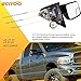 SCITOO Towing Mirrors fit for Dodge for Ram Exterior Accessories Mirrors fit 02-08 for Ram 1500 03-09 for Dodge for Ram 2500 3500 Blind spot mirror Telescoping Features (02-08 power heated mirrors)