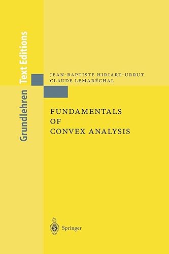 Download Fundamentals of Convex Analysis PDF