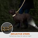 Taglory Rope Dog Lead 1.2 cm 1.8 m Reflective Padded Handle Yellow view 5