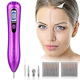 Mole Remover Pen, COOFO Professional Removal Pen Skin Tag Remover with LCD Display & 8 Strength Levels for Body Facial Freckle Nevus Warts Age Spot Tattoo Remover Machine