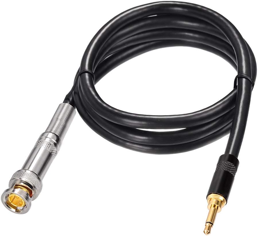 Eightwood 3.5mm Audio Cable BNC Male to 3.5mm male Plug Power Audio Cable 100cm extension cable for BNC Antenna Portable Audio Equipment Digital Cameras Camcorders Portable DVD Players Stereo