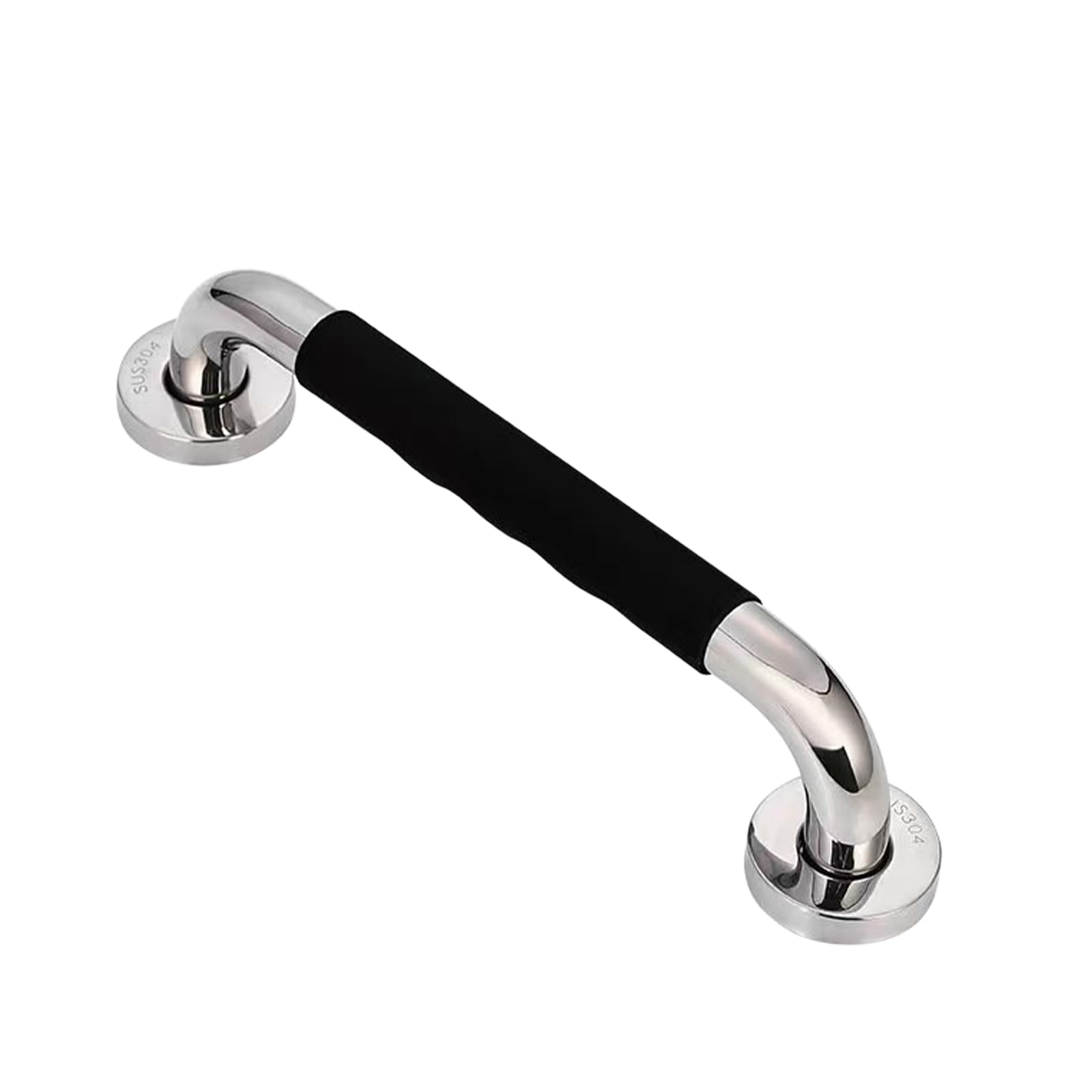 Stainless Steel Grab Bar Home Care Handle Shower Handrail Elderly Bath Assist Handle Anti Slip Bathroom Handicap Bath Shower Grab Bar for Senior Black