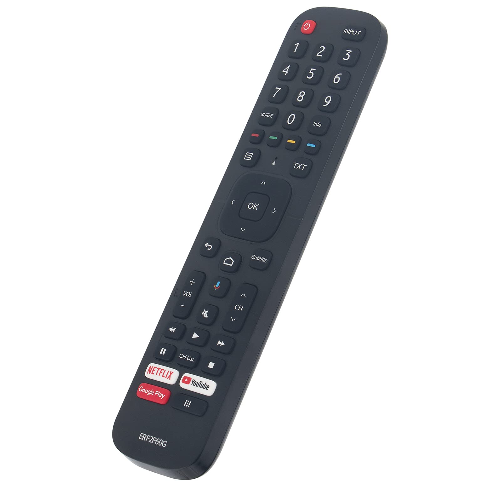 Replacement Remote Control Fit for Hisense TV 32E5606EX 40E5606EX 43E5606EX 49E5606EE HX43E5600FFAT HX32E5600FHAT HX40E5600FFAT 32A35EXAT 40A35EEAS HE32E5620FHATS 32A34EEAS Remote ERF2F60G