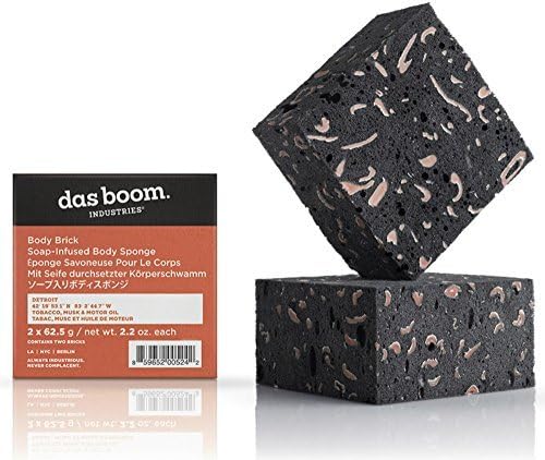 Das Boom Body Brick Bar Soap 8 Oz - Detroit (Tobacco, Musk &amp; Motor Oil) by Das Boom Industries