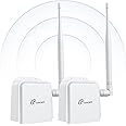 Wireless Bridge Point to Point, 900MHz Outdoor WiFi Bridge with 2000 feet Long Range Transmission Distance
