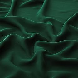 MaiMaiSuan 60" Wide Blackish Green Chiffon Fabric