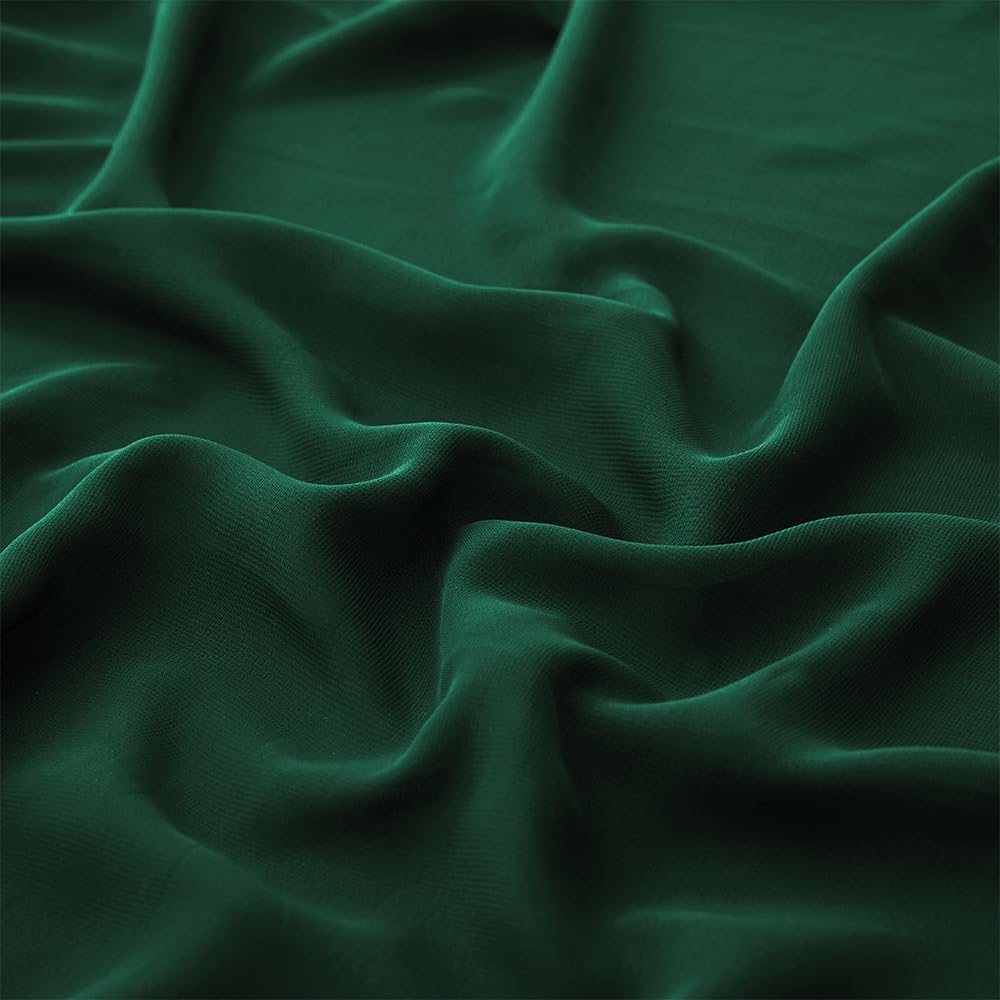 MaiMaiSuan 60" Wide Blackish Green Chiffon Fabric