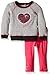 Juicy Couture Baby Girls' Sweater Tunic with Solid Legging Set, Black, 24 Months