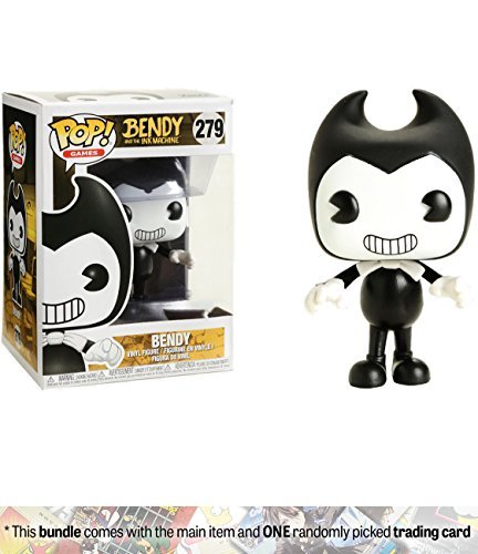 Bendy: Funko POP! Games x Bendy and the Ink Machine Figure + 1 Video Games Themed Trading Card Bundle [#279 / 26701]
