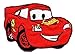 LIGHTNING MCQUEEN in Cars Pixar Disney Movie Embroidered Iron On / Sew On Patch